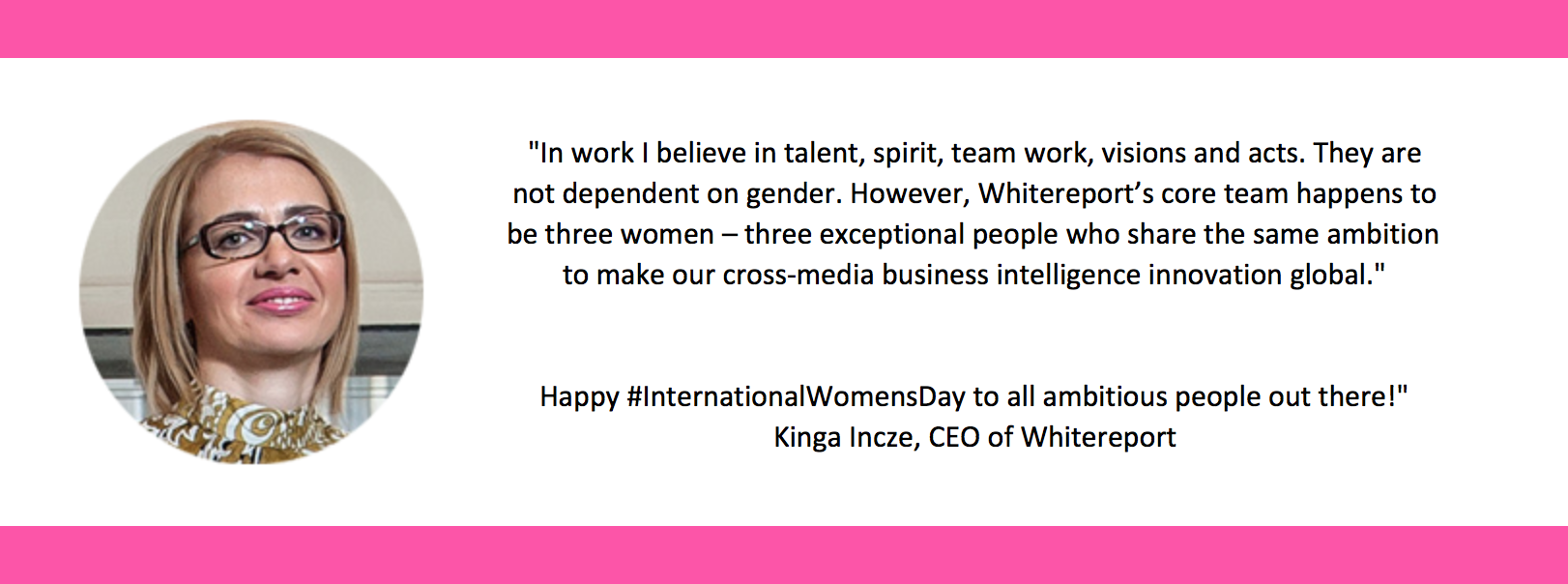Happy International Women’s Day From Whitereport